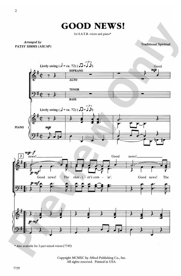 Good News! – SATB Choral Octavo (Digital Download)