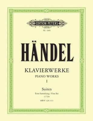 Handel - Keyboard Works Volume 1 Suites 1-8 HWV426-HWV433 - Piano Solo - Peters EP4981