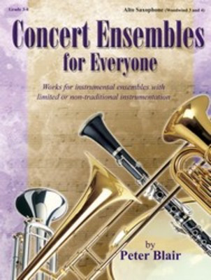 Concert Ensembles For Everyone Alto Sax Ww 3 4 -