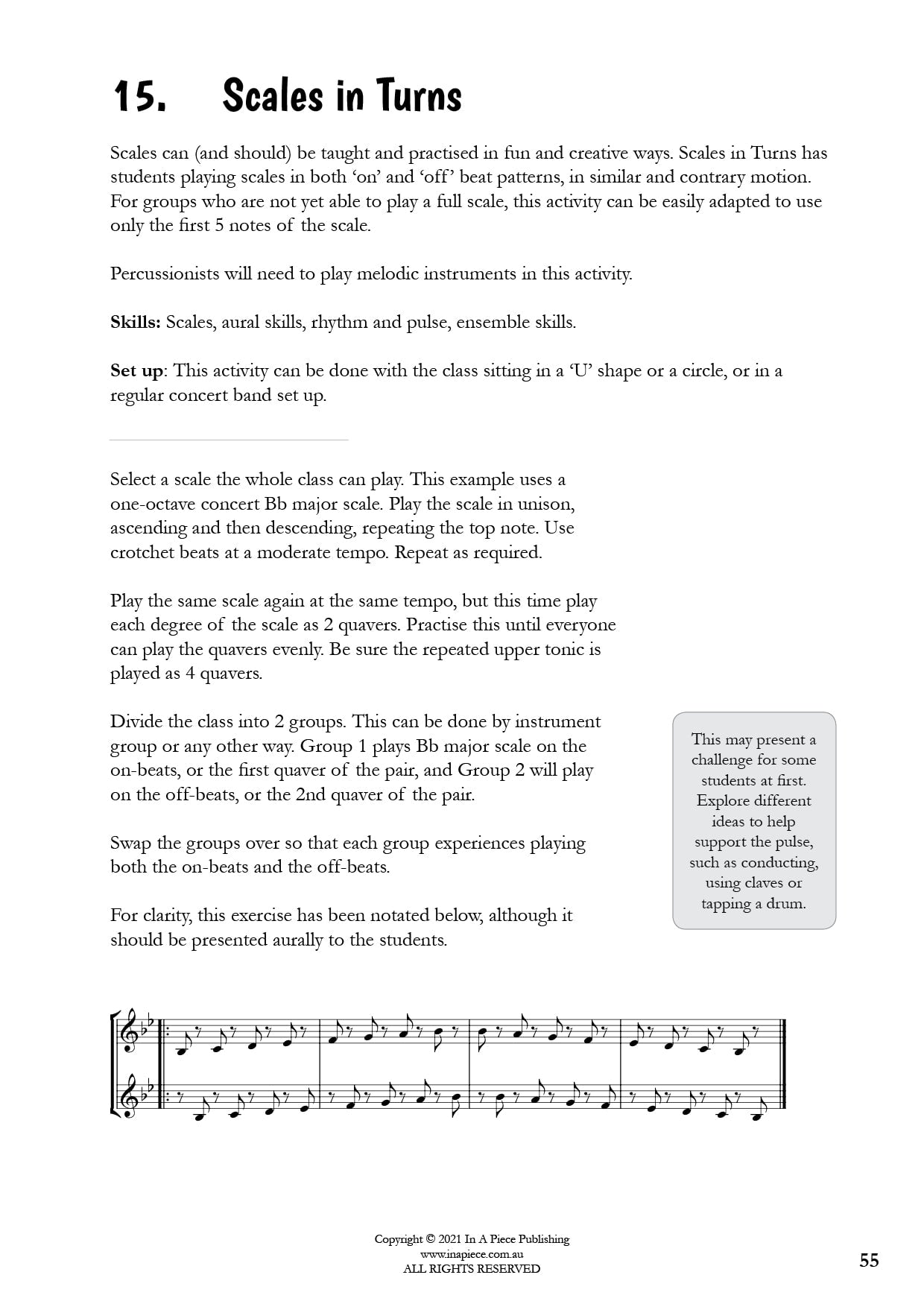 Band Together Activity Book by Karen Kyriakou