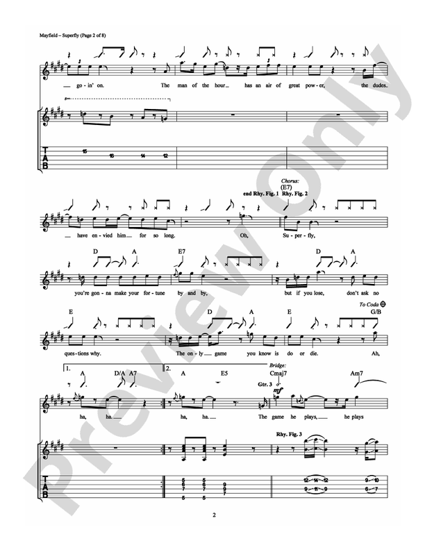 Superfly - Guitar TAB (Digital Download)