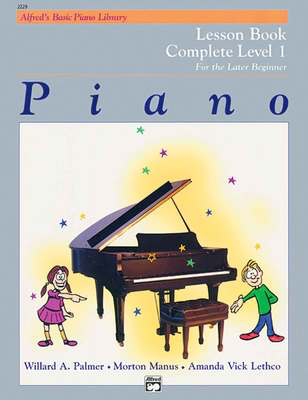 Alfred's Basic Piano Library Lesson Book Complete 1 (1A/1B) -Piano by Lethco/Manus/Palmer Alfred 2229