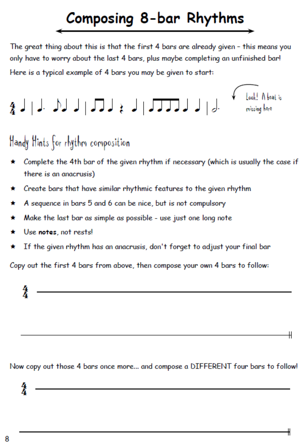 How to Blitz Musicianship Grade 4 - Student Book by Coates M4