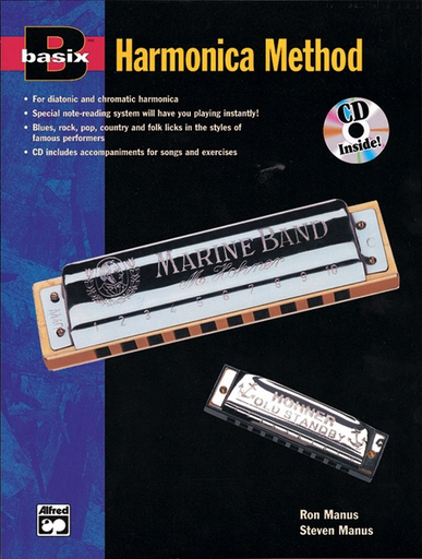 Basix Harmonica Method Book/ECD