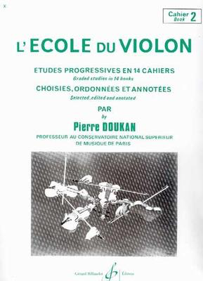 Violin School Vol. 2 - Pierre Doukan - Violin Gerard Billaudot Editeur Violin Solo