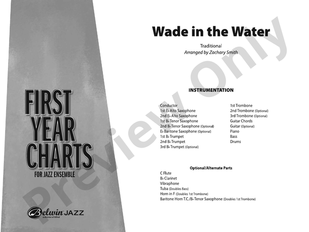 Wade in the Water – Jazz Ensemble Conductor Score & Parts (Digital Dowbload)