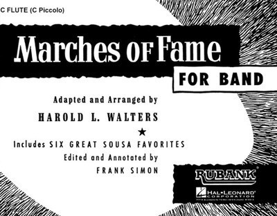 Marches of Fame for Band - Baritone T.C. - Various - Baritone|Euphonium Rubank Publications