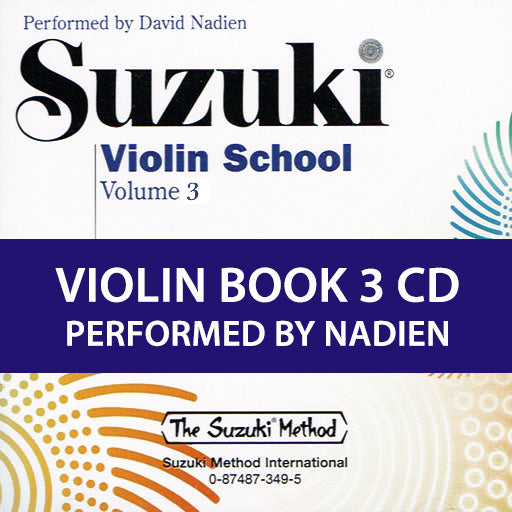 Suzuki Violin School Volume 3 CD