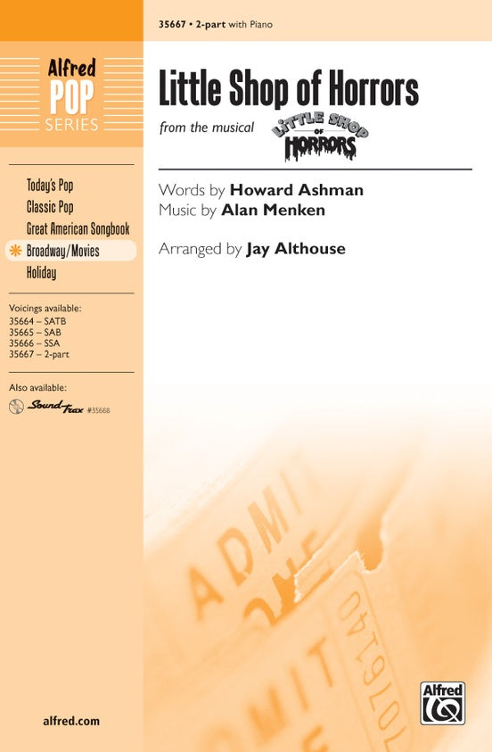Little Shop of Horrors – 2-Part Choral Octavo (Digital Download)