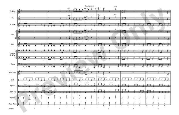 Simply Irresistible – Marching Band Conductor Score & Parts (Digital Download)
