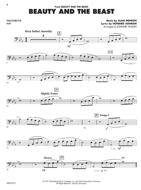 Essential Elements Disney Favorites - Trombone - Hal Leonard