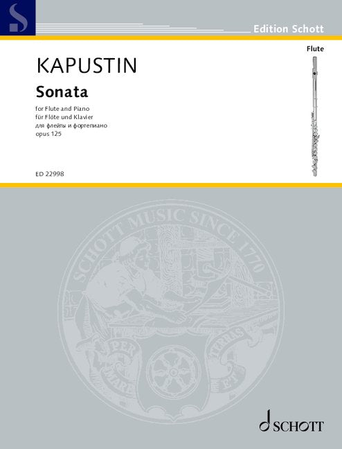 Sonata for Flute and Piano Op 125 - Kapustin Nicola