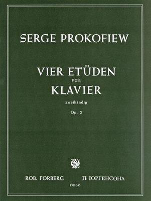 Four Etudes Op. 2 - Sergei Prokofief - Piano Rob. Forberg