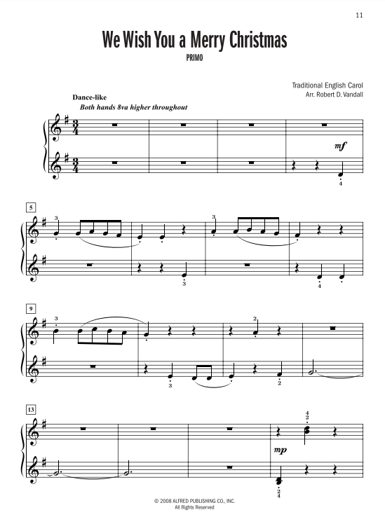 Celebrated Christmas Duets Bk 2