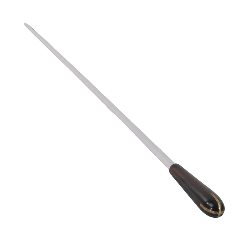 Takt White Conductors Baton with Ebony Handle and Brass Cross 13"