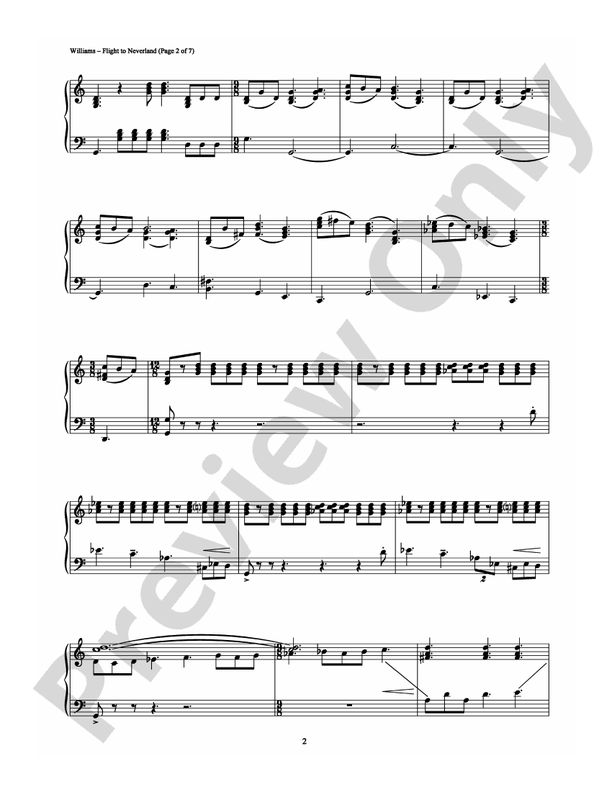 Flight to Neverland - Piano (Digital Download)