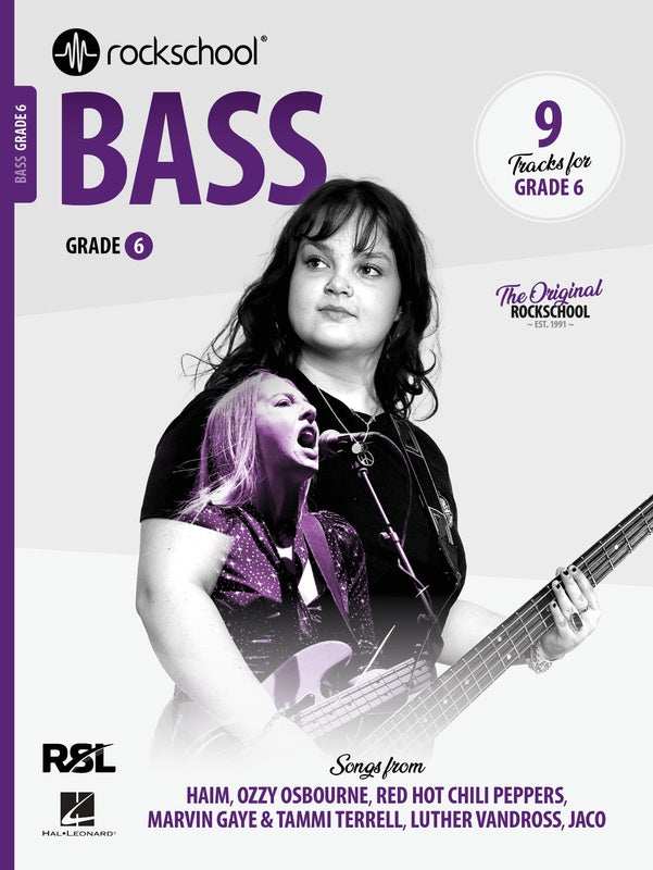 Rockschool Bass Grade 6 (2024) Book/OLA- Rock School Limited
