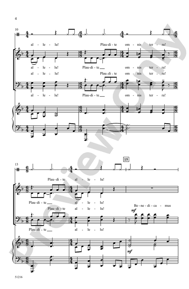 Plaudite - SATB Choral Octavo (Digital Download)