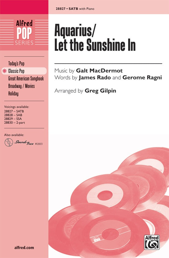 Aquarius / Let the Sunshine In – SATB Choral Octavo (Digital Download)