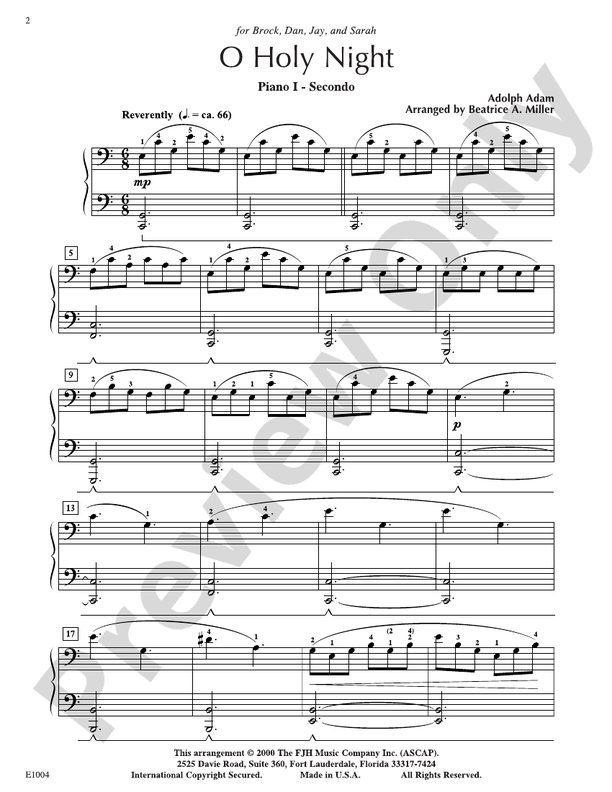 O Holy Night - Piano (Digital Download)