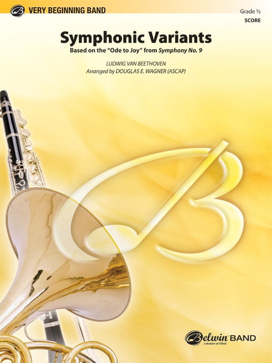 Symphonic Variants (Based on "Ode to Joy" from Symphony No. 9) - Concert Band Conductor Score & Parts (Digital Download)