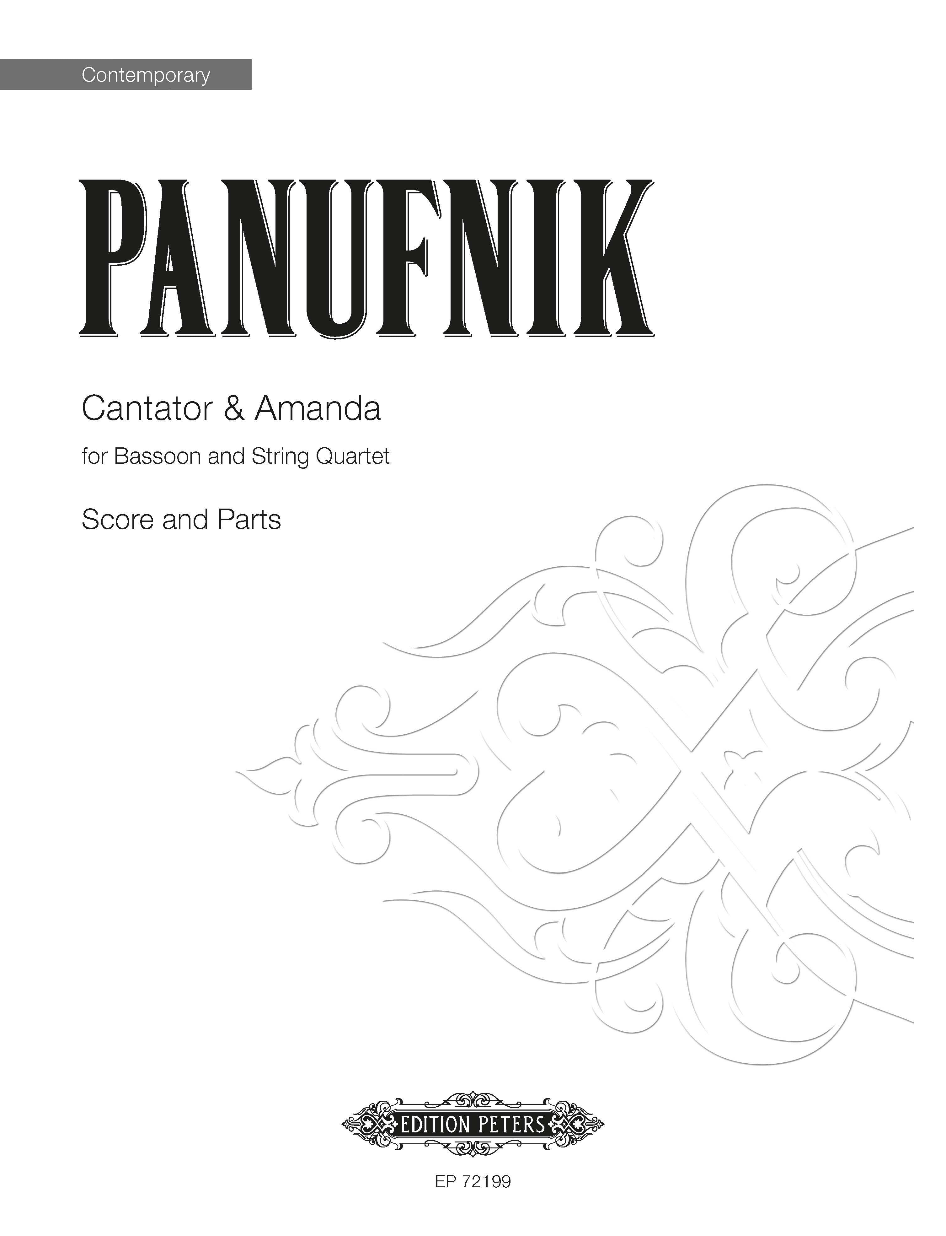 Cantator & Amanda - Bassoon/String Quartet (Digital Download)