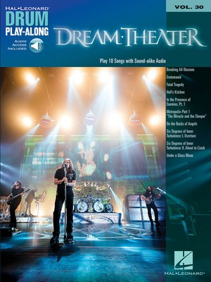Dream Theater - Drum Play-Along Volume 30 - Drums Hal Leonard Sftcvr/Online Audio