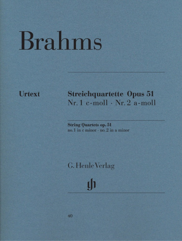 String Quartets Op 51 Nos 1-2 Score/parts