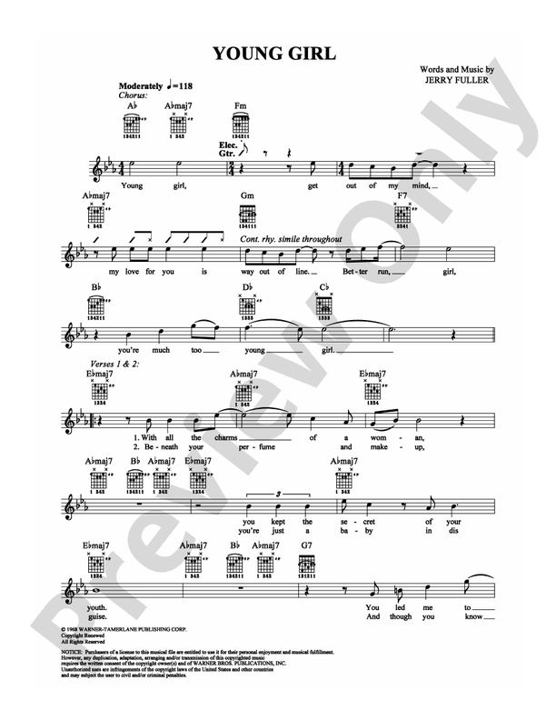 Young Girl - Guitar TAB (Digital Download)