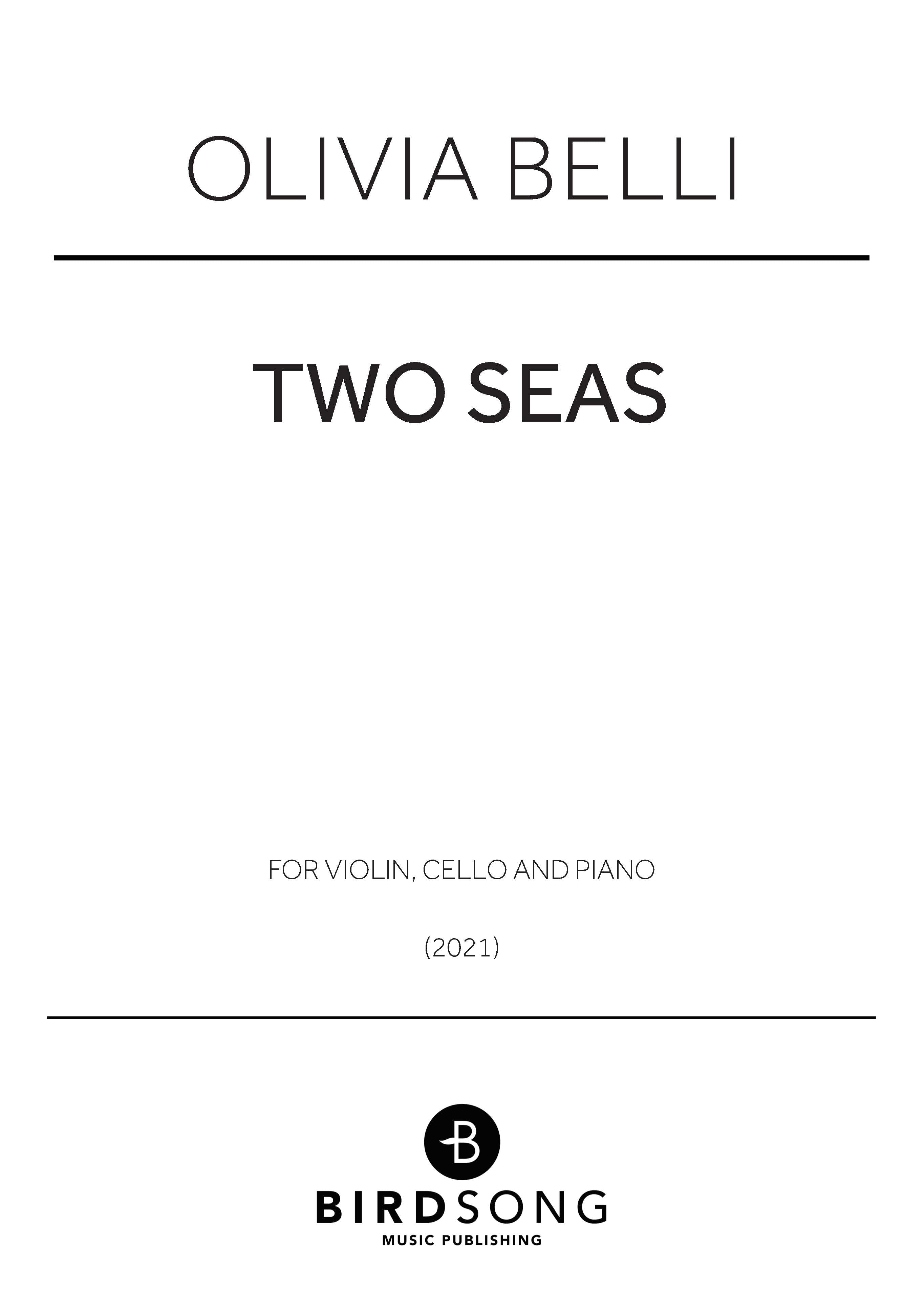Two Seas - Piano Trio (Digital Download)