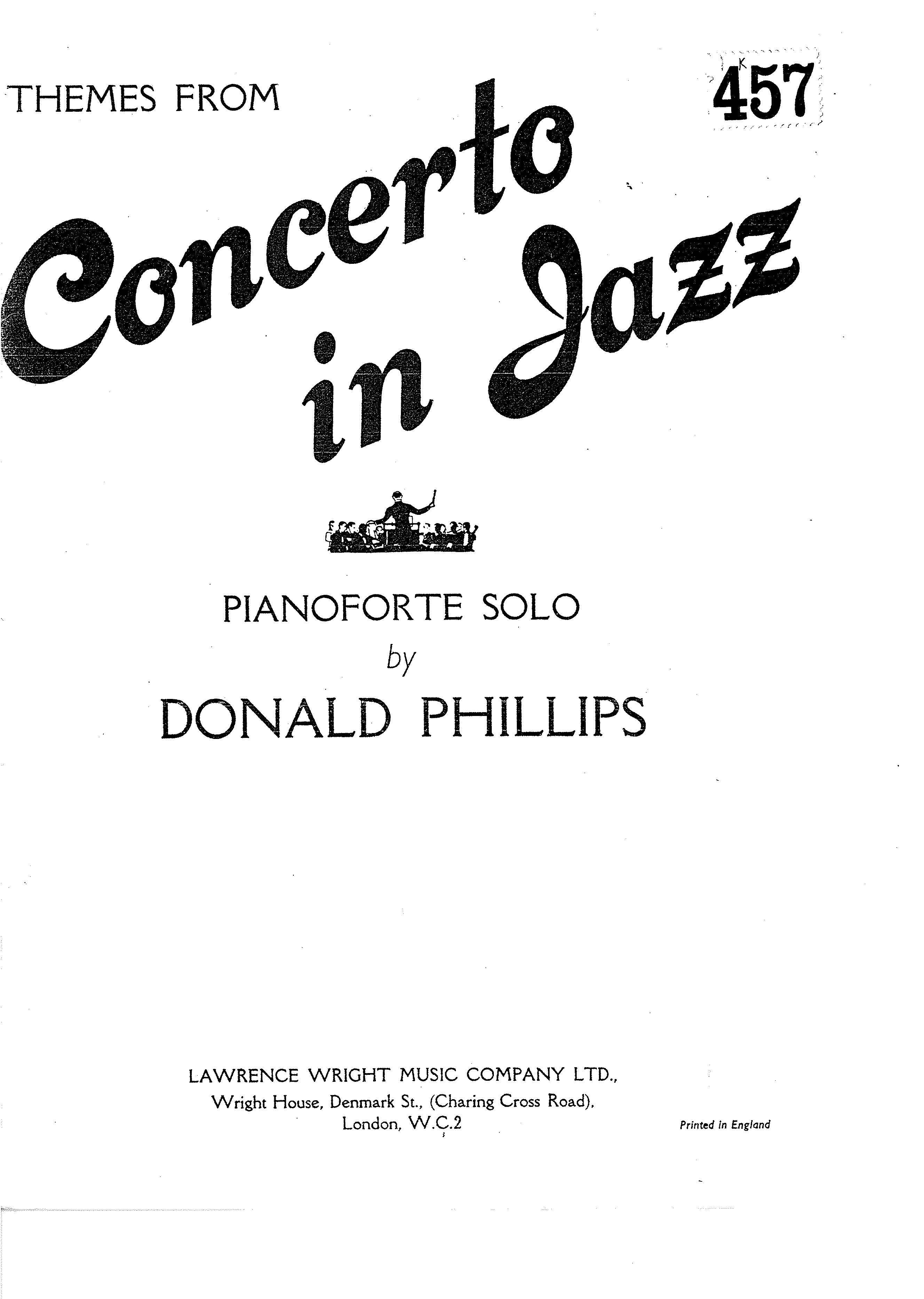 Themes from Concerto In Jazz - Piano Solo (Digital Download)