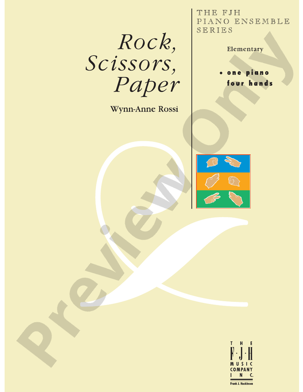 Rock, Scissors, Paper - Piano (Digital Download)