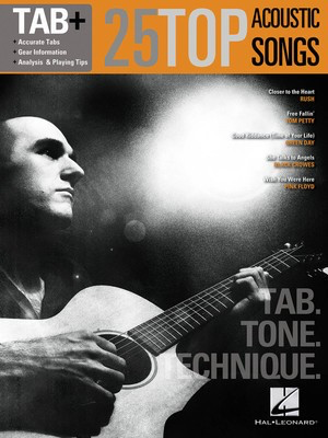25 Top Acoustic Songs - Tab. Tone. Technique. - Tab+ - Guitar Hal Leonard Guitar TAB