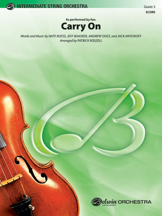 Carry On - String Orchestra Conductor Score & Parts (Digital Download)