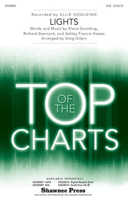 Lights - Ashley Francis Howes|Elena Goulding|Richard Stannard - SAB Greg Gilpin Shawnee Press Choral Score Octavo