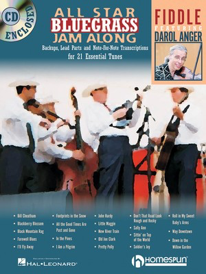All Star Bluegrass Jam Along - For Fiddle - Fiddle Homespun /CD
