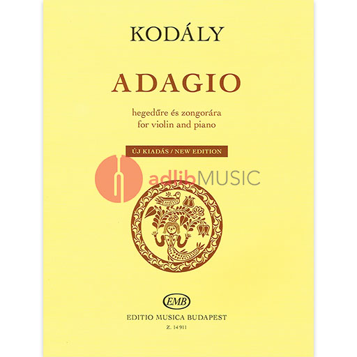 Kodaly - Aadagio 1905 - Violin/Piano Accompaniment EMB Z14911