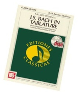 Bach J S In Tablature Bk/Cd -