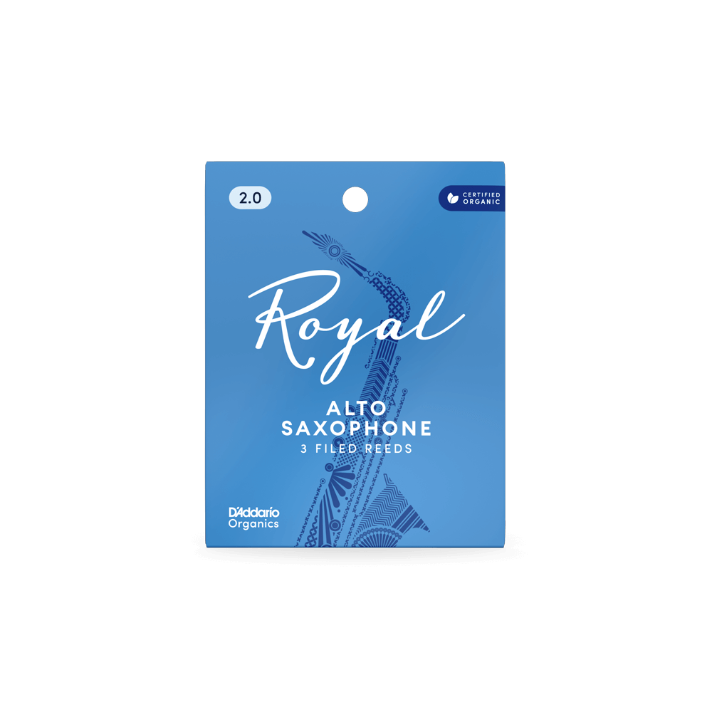 Royal Alto Saxophone Reeds Strength 2.0 Pack of 3