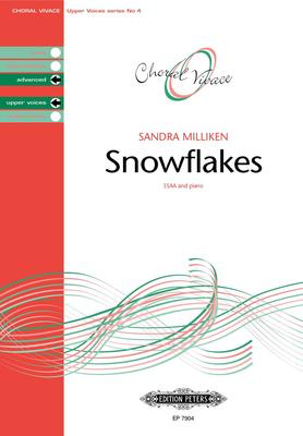 Snowflakes - SA Choral Score Octavo - Sandra Milliken - Peters EP7904