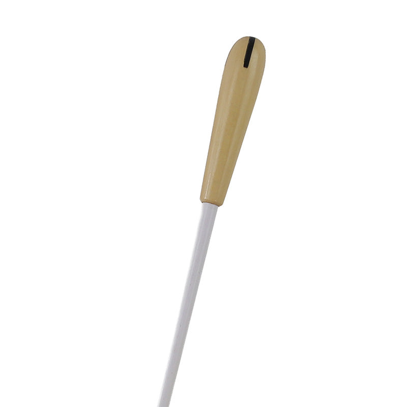 Takt White Conductors Baton with Boxwood Handle and Ebony Cross 13"