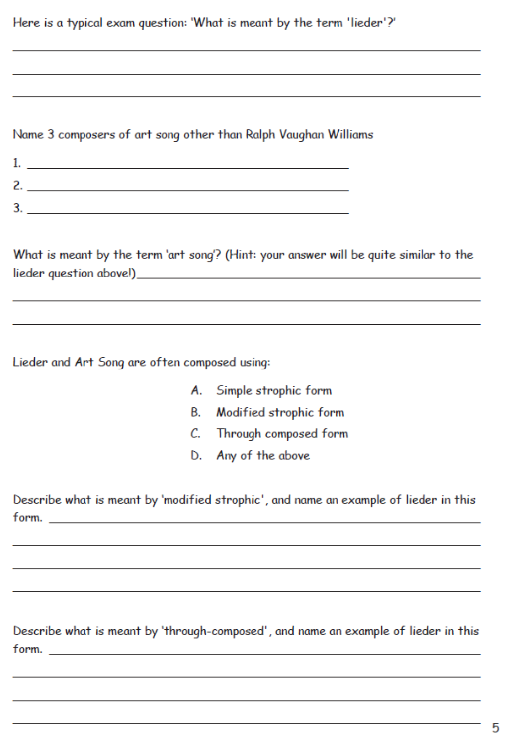 How to Blitz Musicianship Grade 5 - Student Book by Coates M5