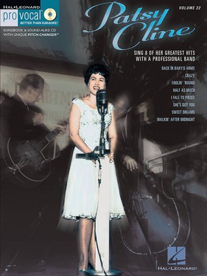 Patsy Cline - Pro Vocal Women's Edition Volume 22 - Vocal Hal Leonard /CD