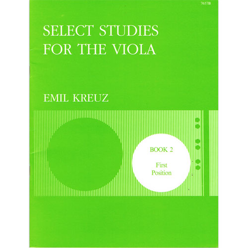 Kreuz - Selected Studies Book 2 - Viola Stainer & Bell 9790220209970