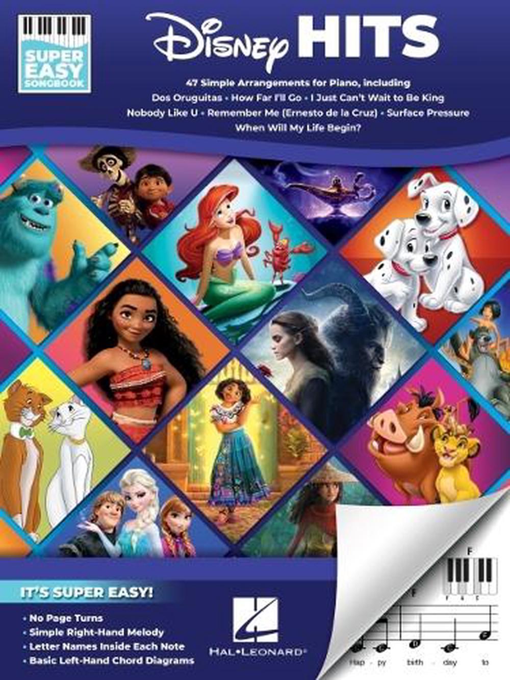 Disney Hits - Super Easy Songbook - Piano Solo Hal Leonard 1136178