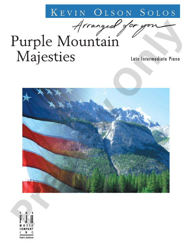 Purple Mountain Majesties - Piano (Digital Download)