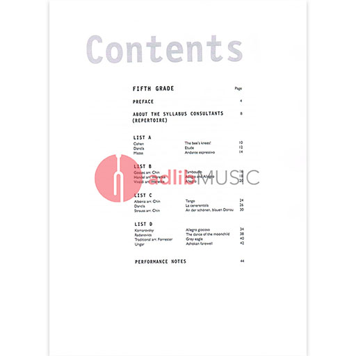 AMEB Violin Series 9 Grade 5 - Violin/Piano Accompaniment AMEB 1202728539