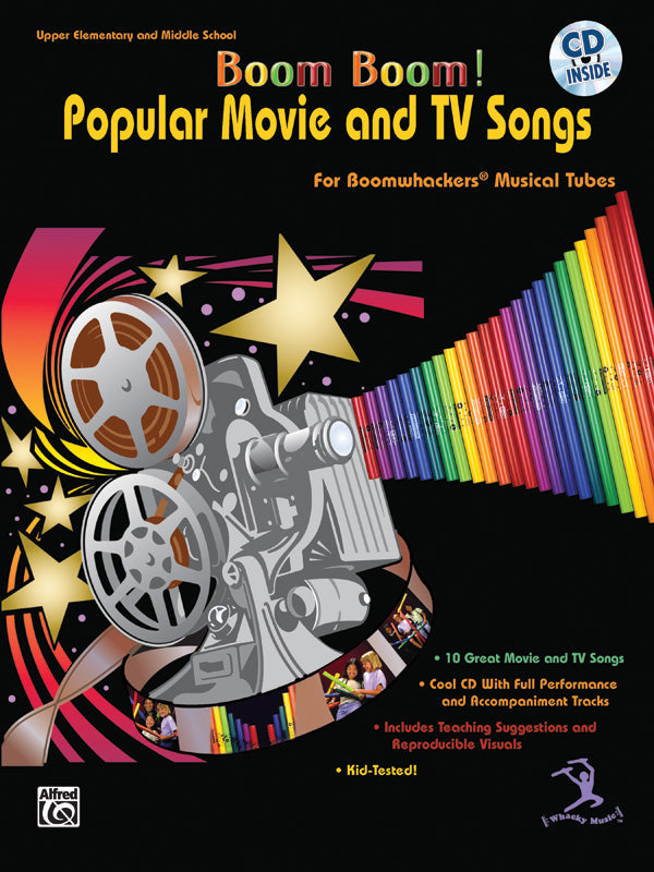 Boomwhackers Popular Movie & TV Songs Bk/CD