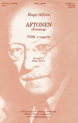 Aftonen (Evening) - Hugo Alfví©n - TTBB Walton Music Choral Score Octavo