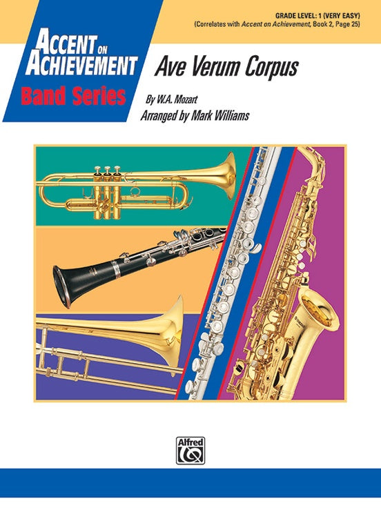 Ave Verum Corpus - Concert Band Conductor Score & Parts (Digital Download)